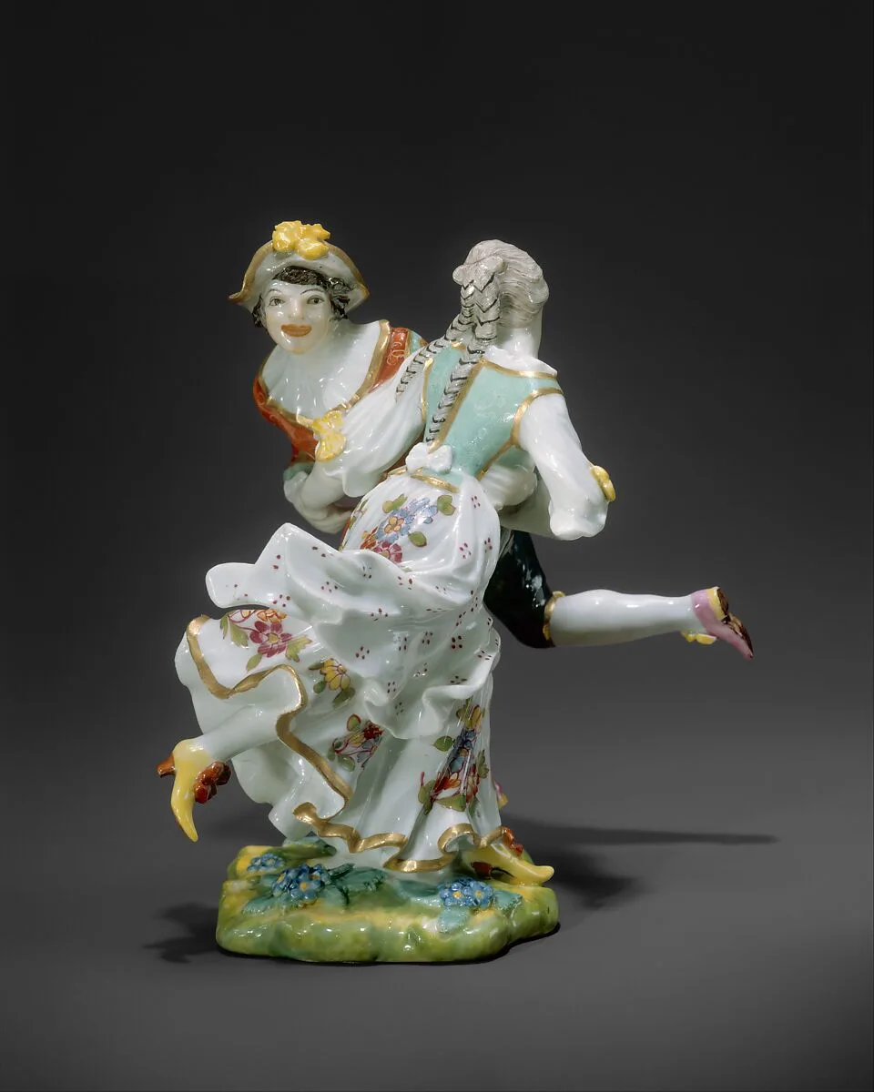 Peasant Dancers — Johann Friedrich Eberlein|Meissen Manufactory