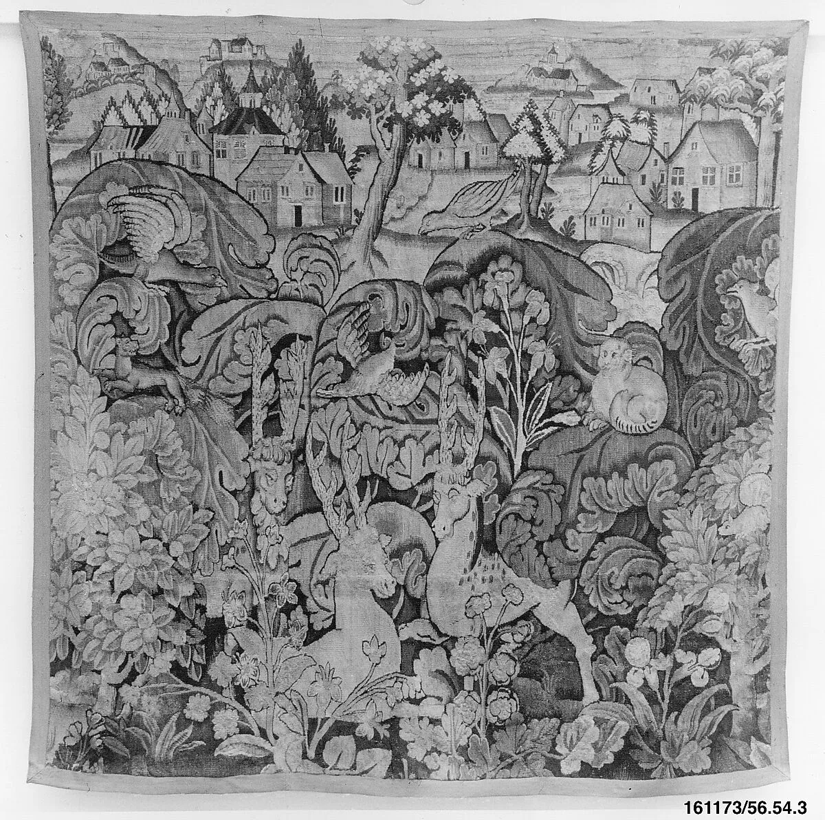 Verdure with animals and landscapes — Unknown