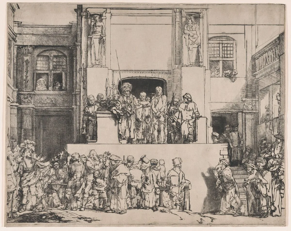 Christ Presented to the People — Rembrandt (Rembrandt van Rijn)