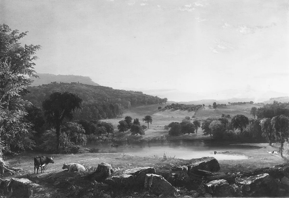 View near Sherburne, Chenango County, New York — Jasper Francis Cropsey