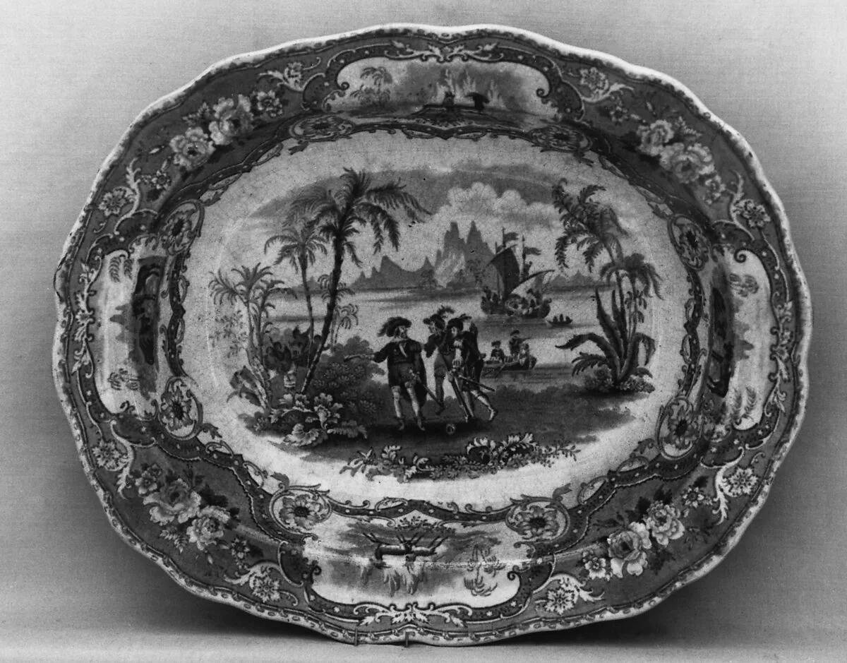 Dish — William Adams & Sons