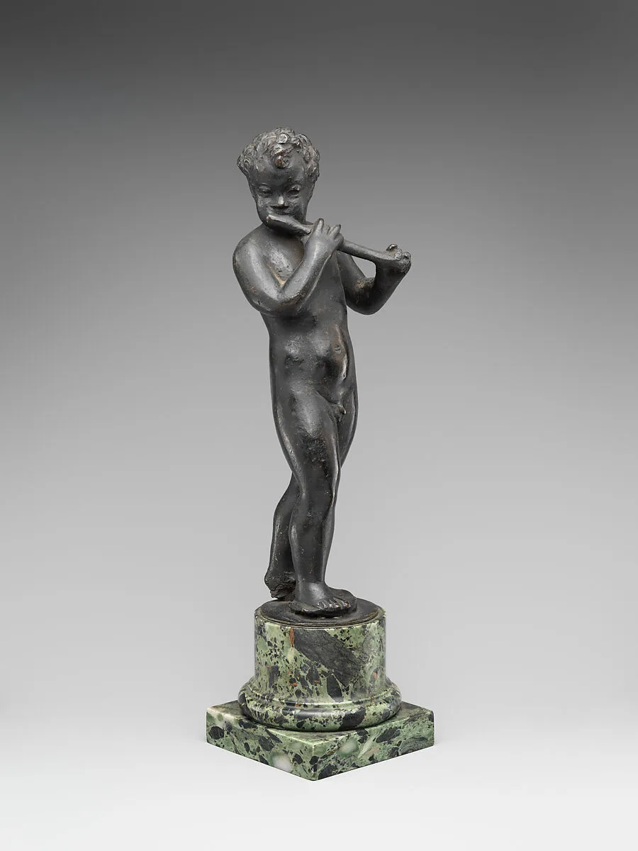 Putto with Flute — Niccolò Roccatagliata