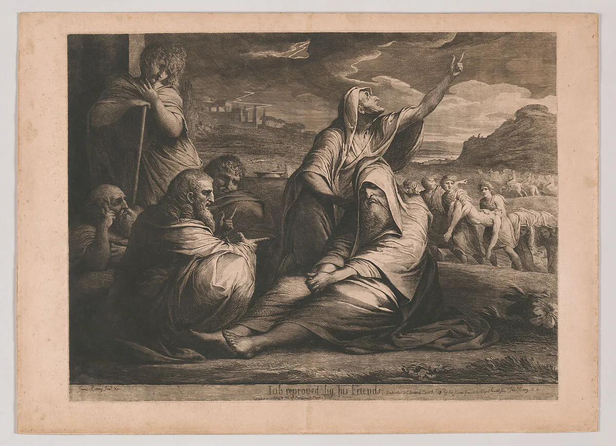 Job Reproved by His Friends — James Barry
