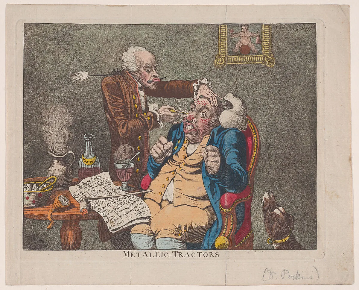 Metallic Tractors — James Gillray|Dr. Elisha Perkins
