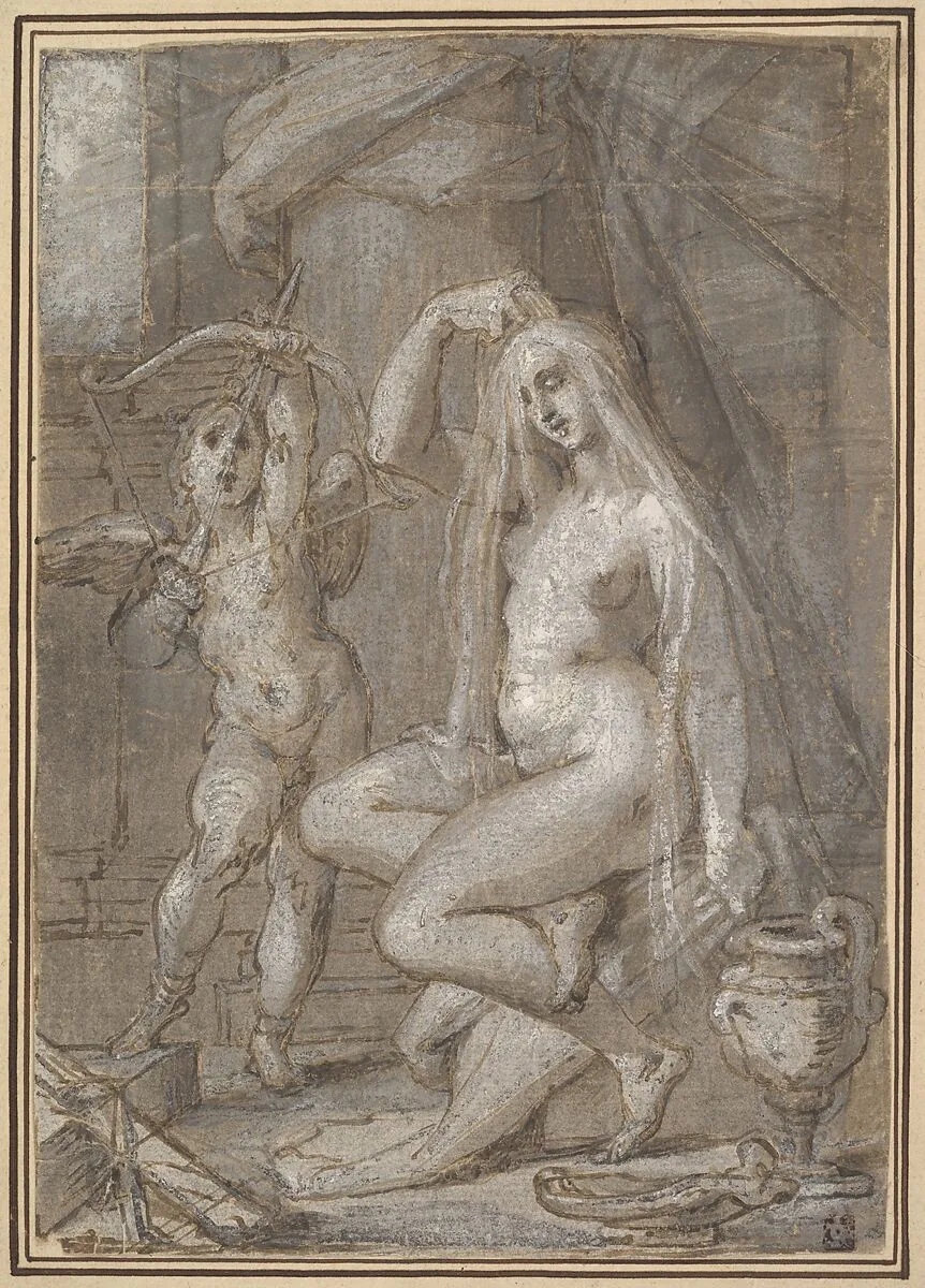 Venus and Amor — Bartholomeus Spranger