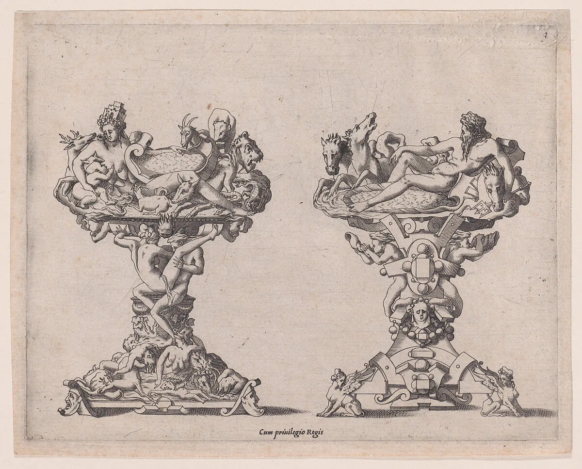Two Salt-cellars — René Boyvin