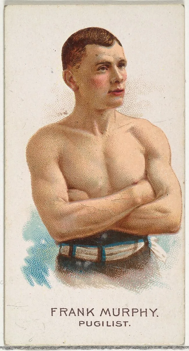 Frank Murphy, Pugilist, from World's Champions, Series 2 (N29) for Allen & Ginter Cigarettes — Lindner, Eddy & Claus|Allen & Ginter