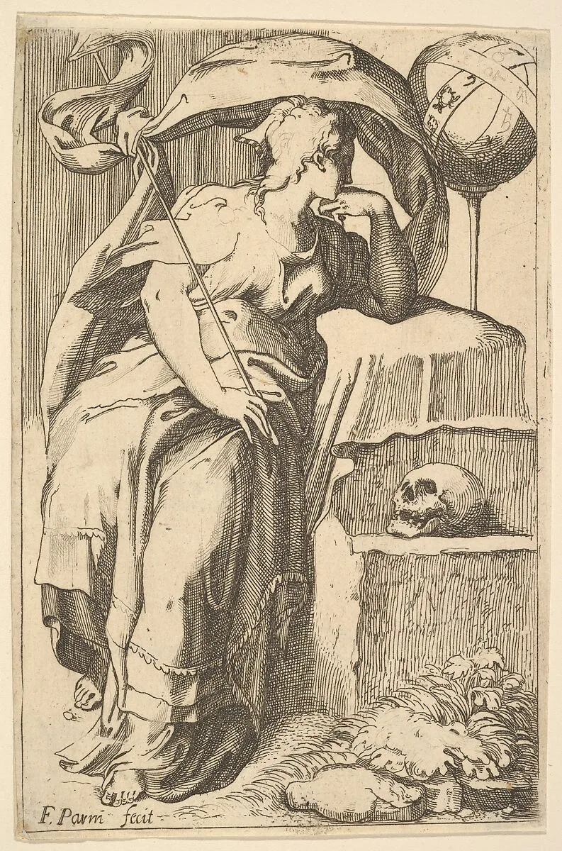 Astrology — Anonymous, Italian, 17th century|Parmigianino (Girolamo Francesco Maria Mazzola)