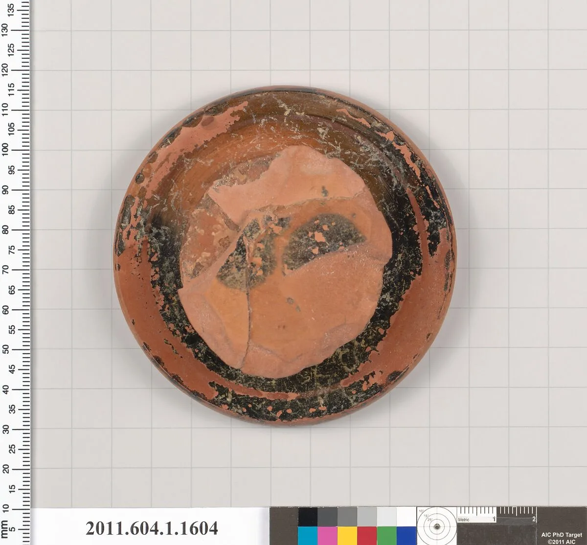 Terracotta fragment of a kylix (drinking cup) — Unknown