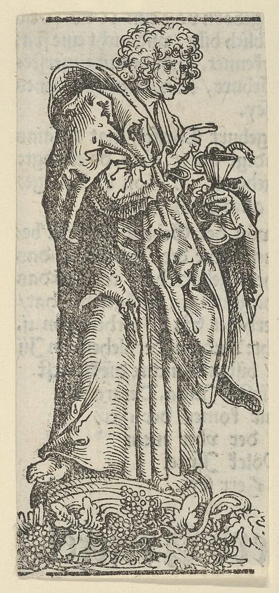 Silver Statuette of St. John the Baptist from the Wittenberg Reliquaries — Lucas Cranach the Elder