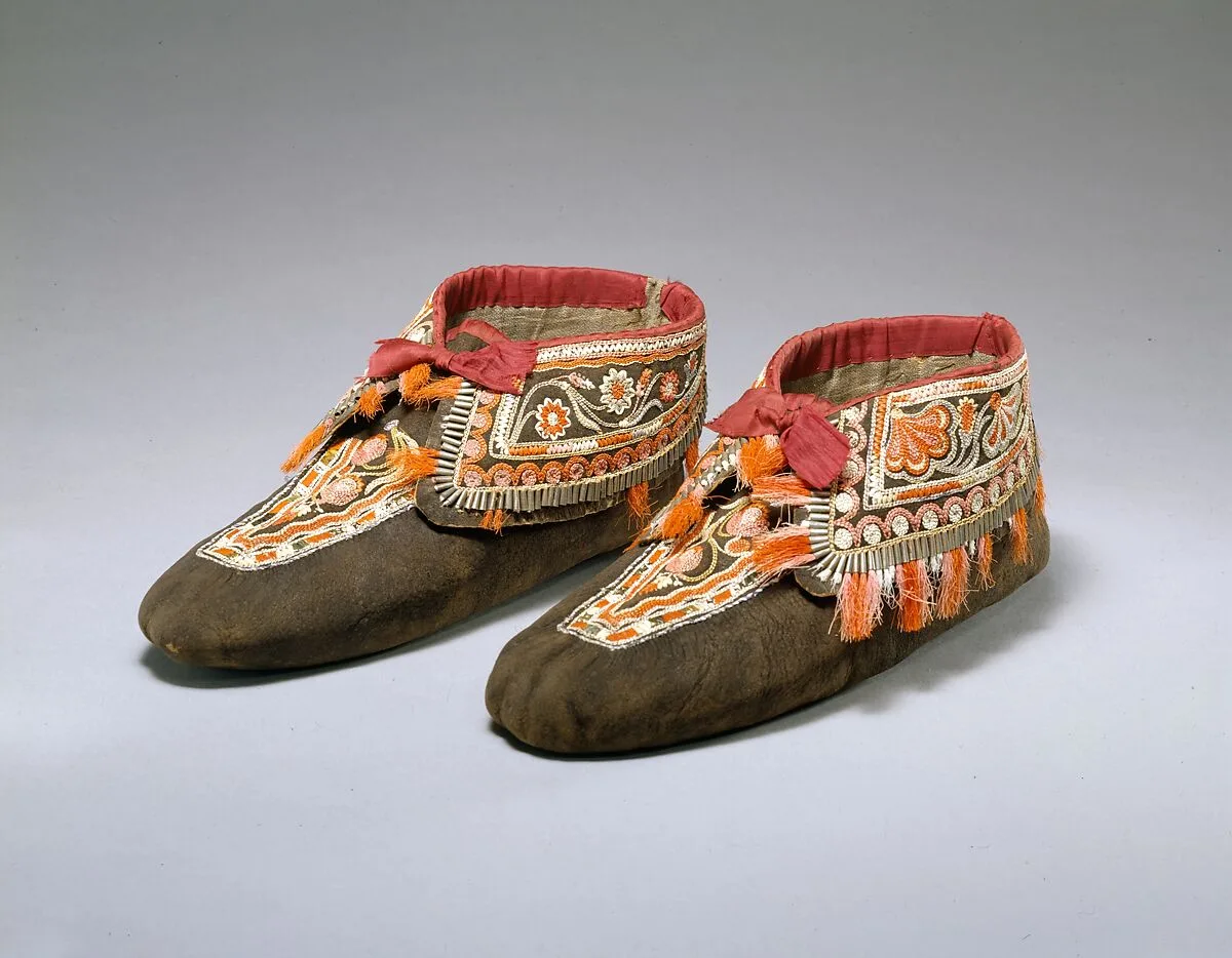 Pair of Moccasins — Unknown
