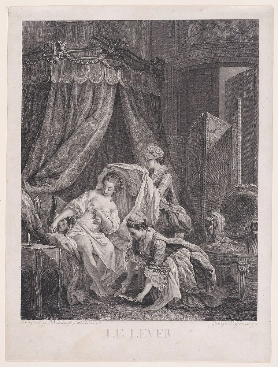 Le Lever — Pierre Antoine Baudouin|Jean Massard