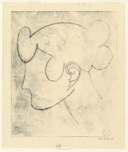 Female Head (Woman's Head) — Elie Nadelman