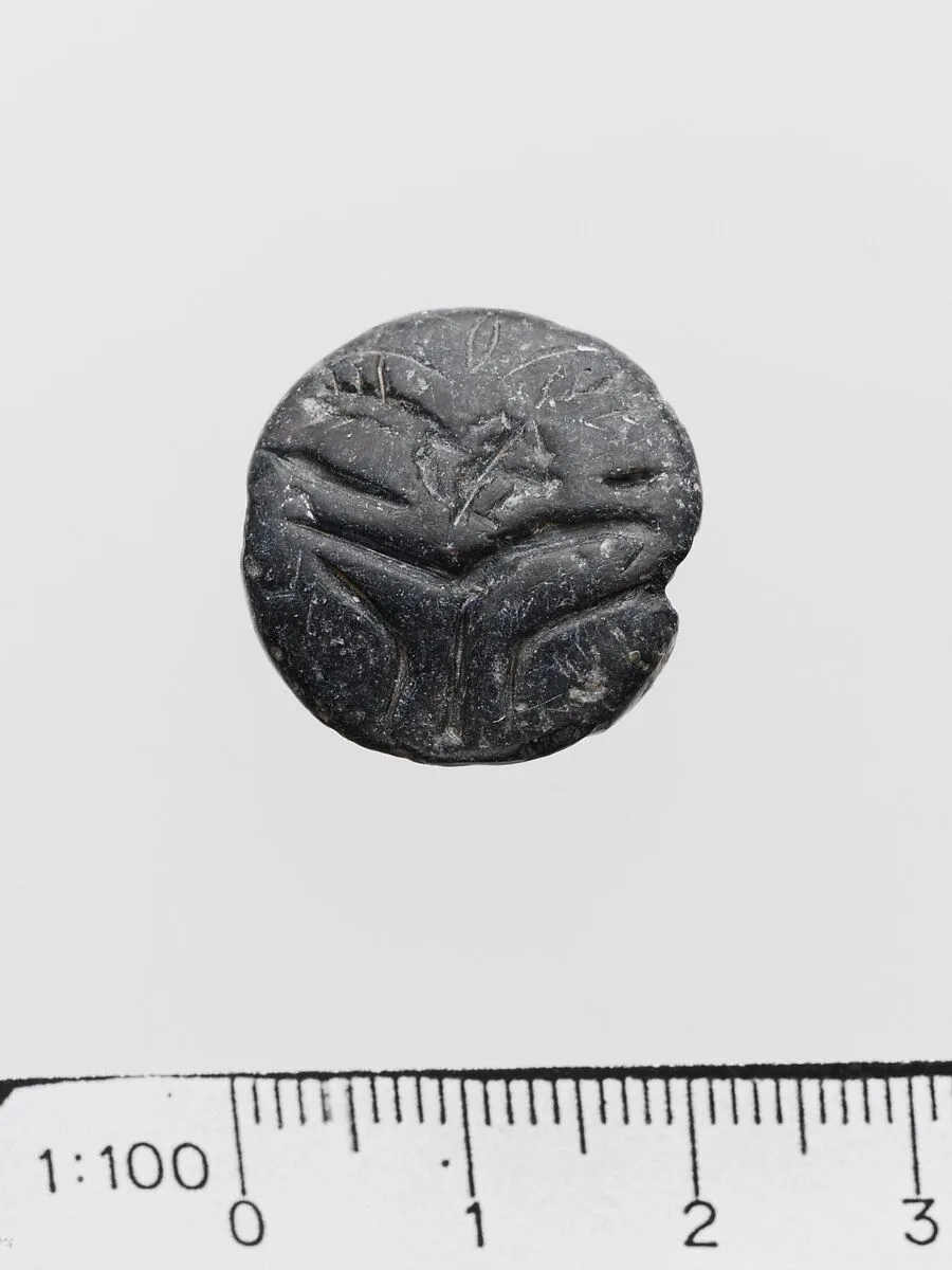 Steatite lentoid seal — Unknown