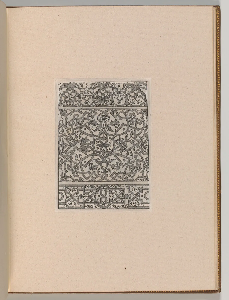 Copies after the 'Livre contenant passement de moresques' (plate 14) — Jacques Androuet Du Cerceau