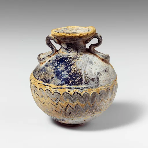Glass aryballos (perfume bottle)