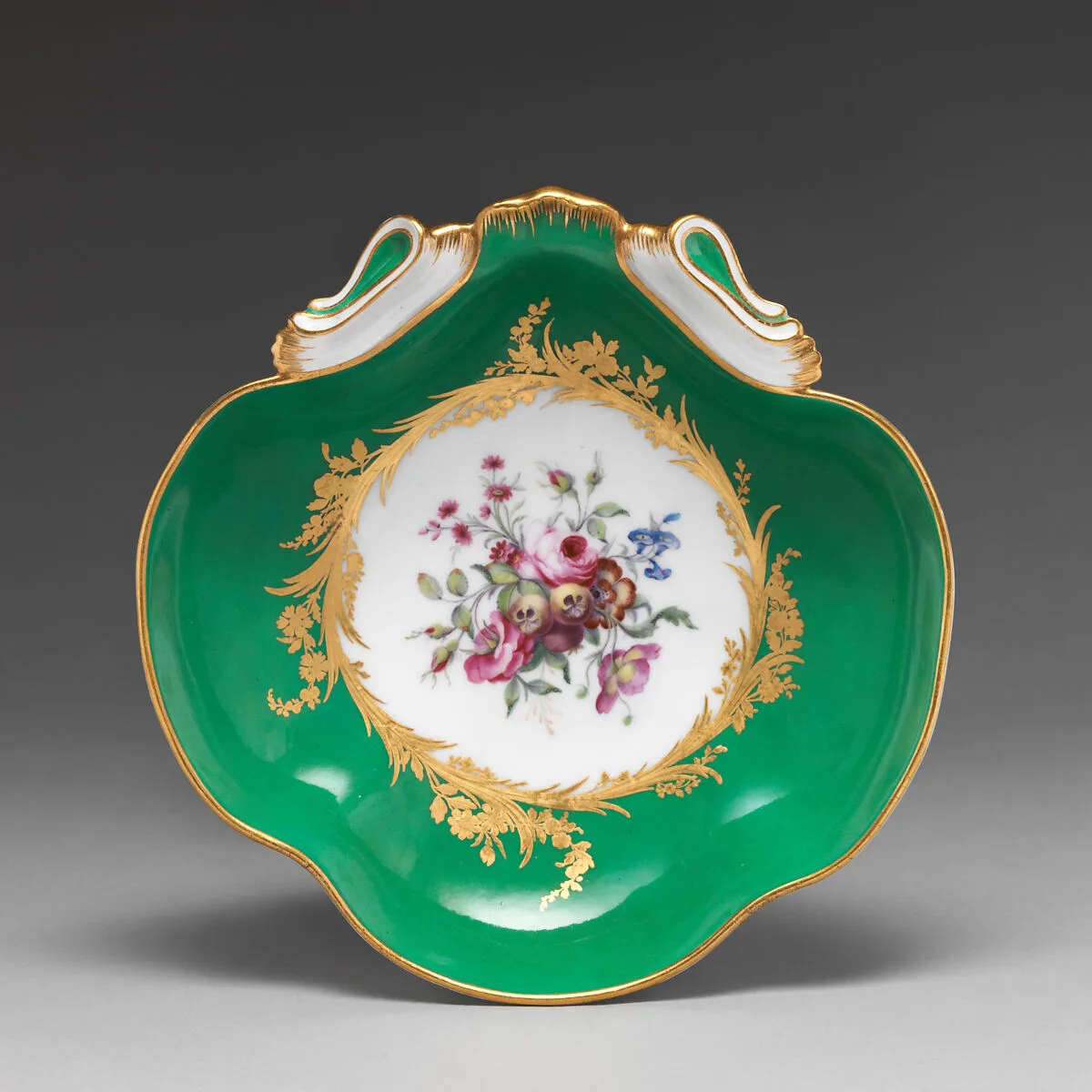 Fruit dish (compotier coquille) (one of four) (part of a service) — Sèvres Manufactory|Cyprien-Julien Hirel de Choisy|Etienne-Henry Le Guay