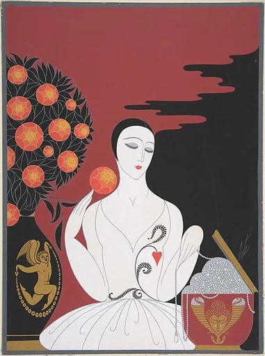 "Mariage d'Amour . . . Mariage de Raison": Cover Design for "Harper's Bazar"