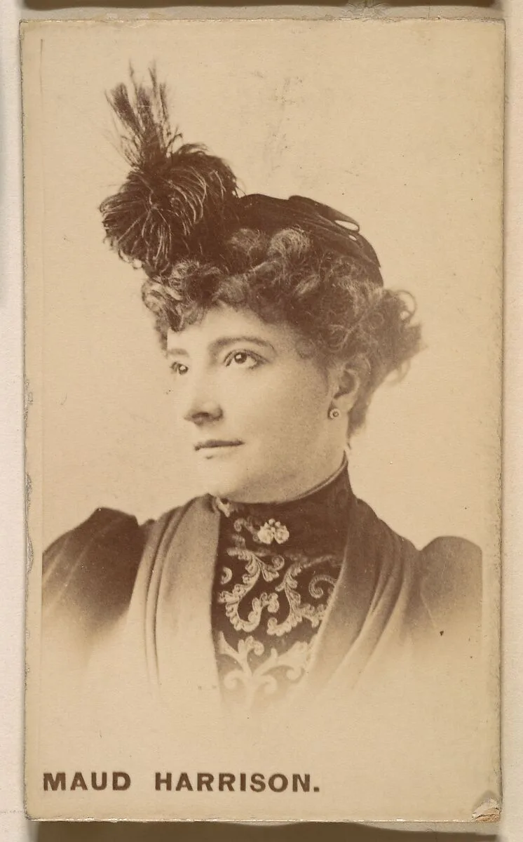 Maud Harrison, from the Actresses series (N246), Type 1, issued by Kinney Brothers to promote Sporting Extra Cigarettes — Kinney Brothers Tobacco Company