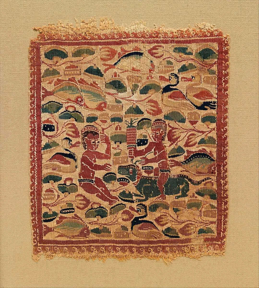 Square with Putti in a Nilotic Landscape — Unknown