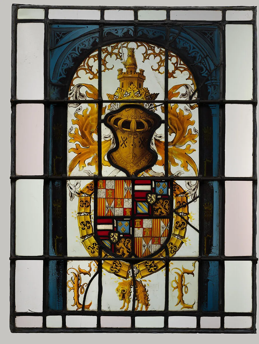 Heraldic Panel with Arms of the House of Hapsburg — Unknown