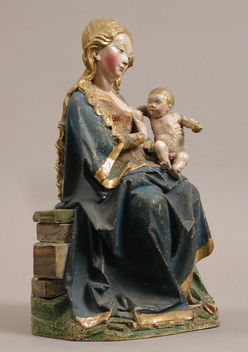 Enthroned Virgin with Nursing Child — Unknown