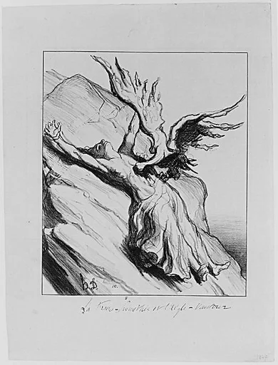 France, Prometheus and the Vulture, from 'News of the day,' published in Le Charivari, February 13, 1871