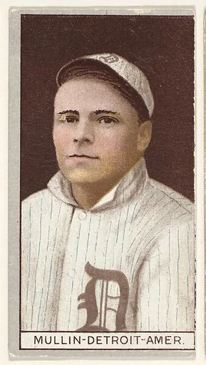 Mullin, Detroit, American League, from the Brown Background series (T207) for the American Tobacco Company