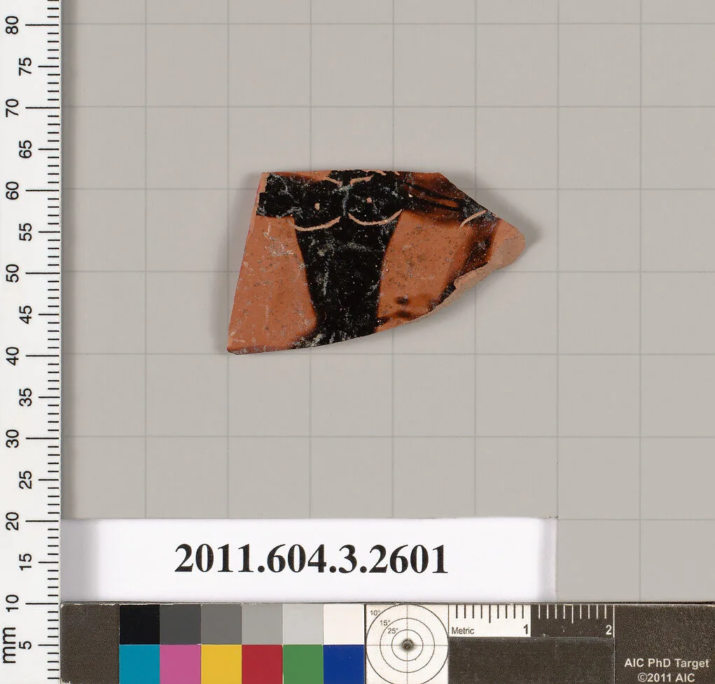 Terracotta fragment of a kylix (drinking cup) — Unknown