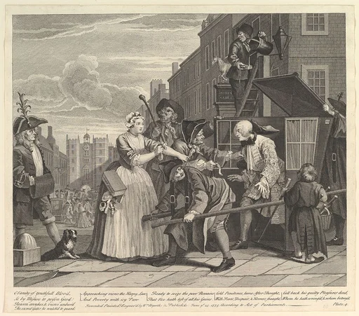 A Rake's Progress, Plate 4