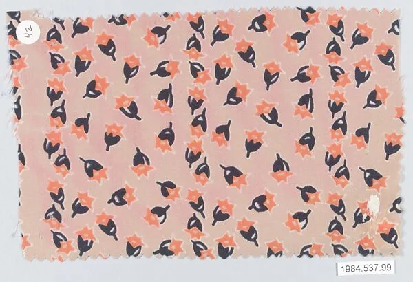 Textile sample, from the ¦Franko Prints¦ series — Frank Silk Mills, Inc.|Joseph Urban