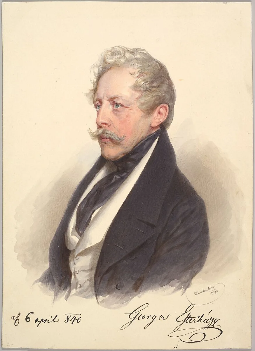 Count Georg Esterházy von Galántha — Josef Kriehuber