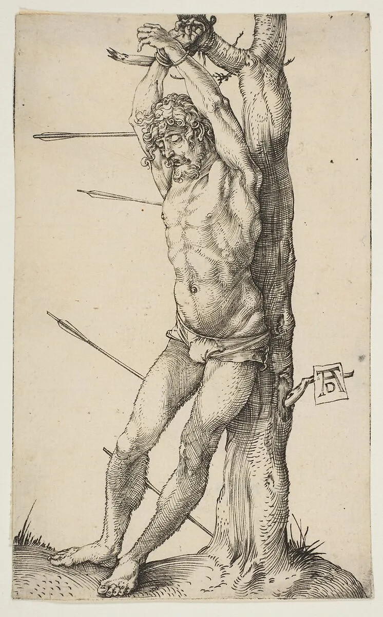 Saint Sebastian Tied to a Tree — Albrecht Dürer