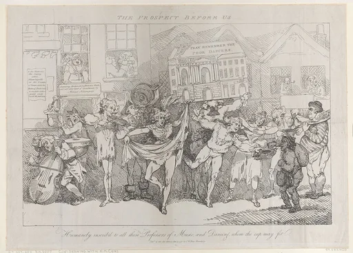 The Prospect Before Us, Humanely Inscrib'd to all those Professors of Music and Dancing Whom the Cap May Fit