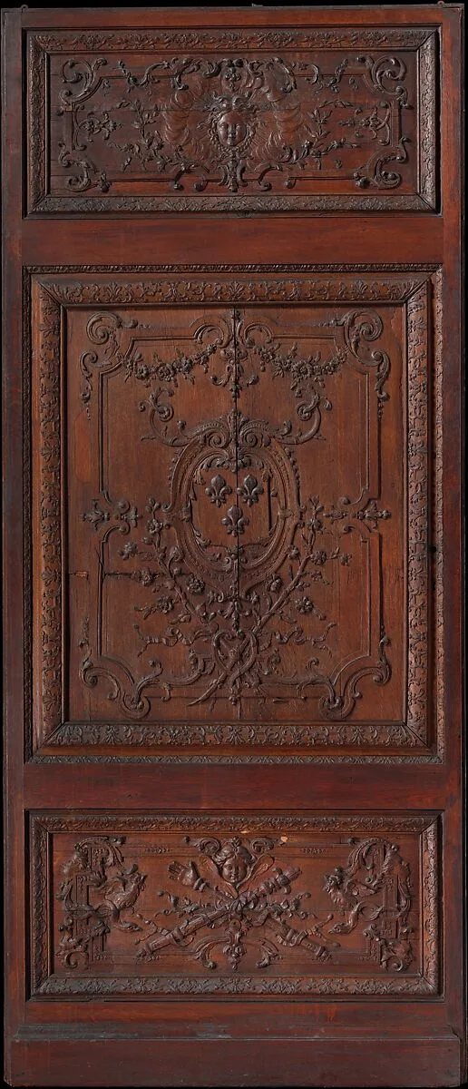 Panels from the shutters formerly in the Chapel Room at Versailles — Jules Degoullons|Robert de Cotte