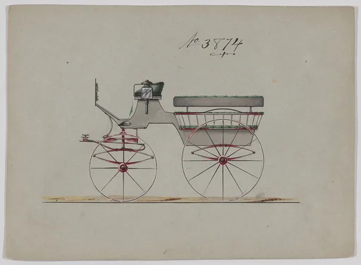Design for Omnibus or Wagonette, no. 3874