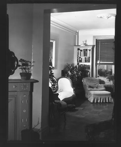 [Hallway Interior with View to Library]