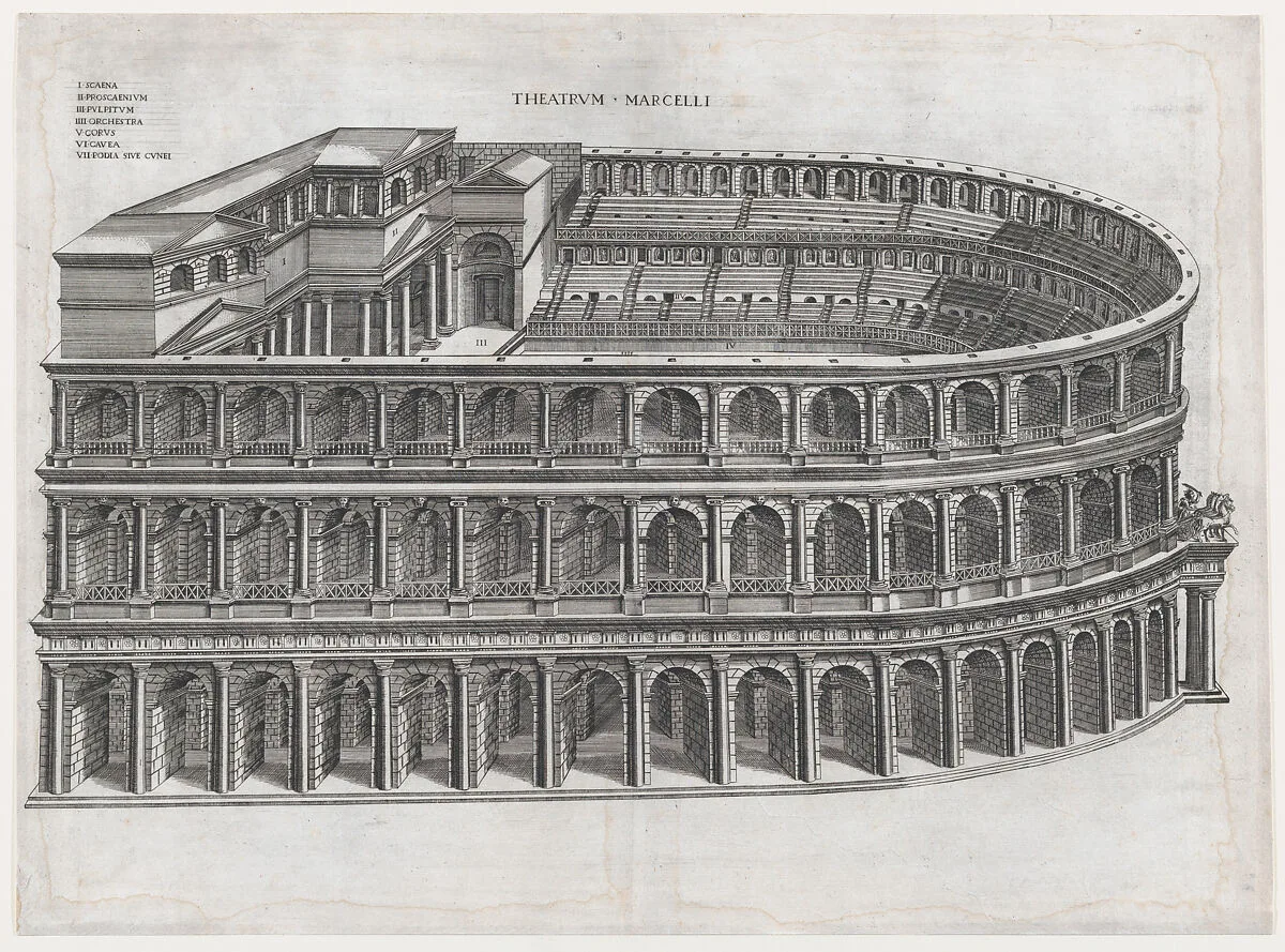 Speculum Romanae Magnificentiae: Theater of Marcellus — Anonymous