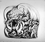 Study for fresco "El Torito" Hotel Taxqueno, Taxco — Howard Cook