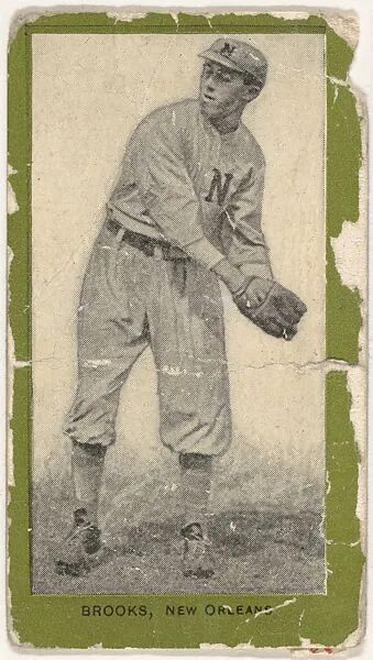 Brooks, New Orleans, from the Baseball Players (Green Borders) series (T211) issued by Red Sun Cigarettes — Red Sun Cigarettes
