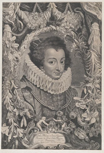 Portrait of Elisabeth of Bourbon, Queen of Spain