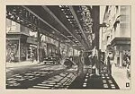 Allen Street (Under the El) — Louis Lozowick