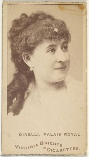 Dinelli, Palais Royal, from the Actors and Actresses series (N45, Type 1) for Virginia Brights Cigarettes