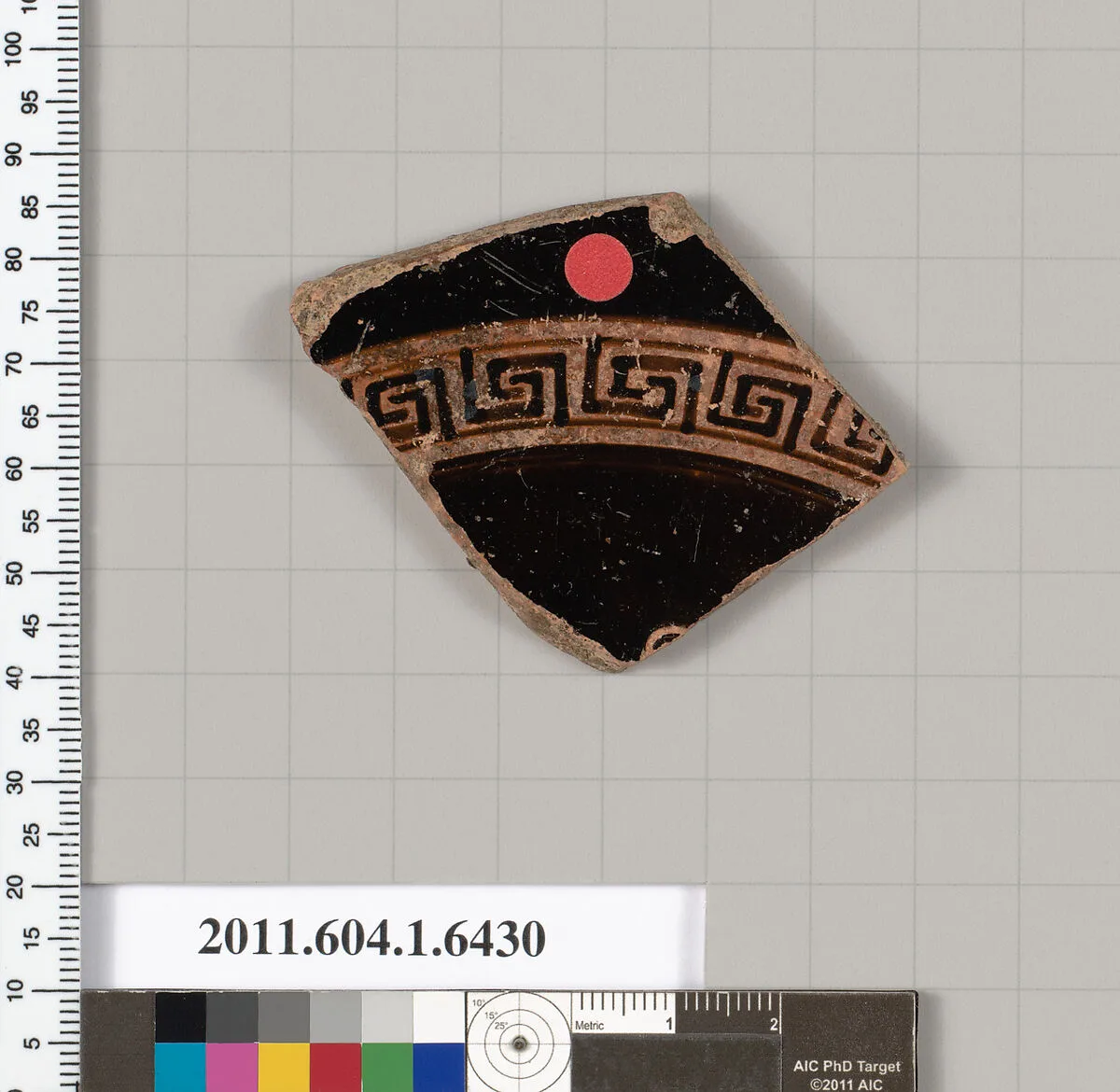 Terracotta fragment of a kylix (drinking cup) — Unknown