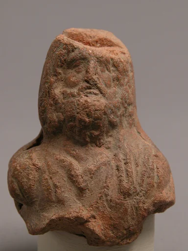 Head of Beadered Man