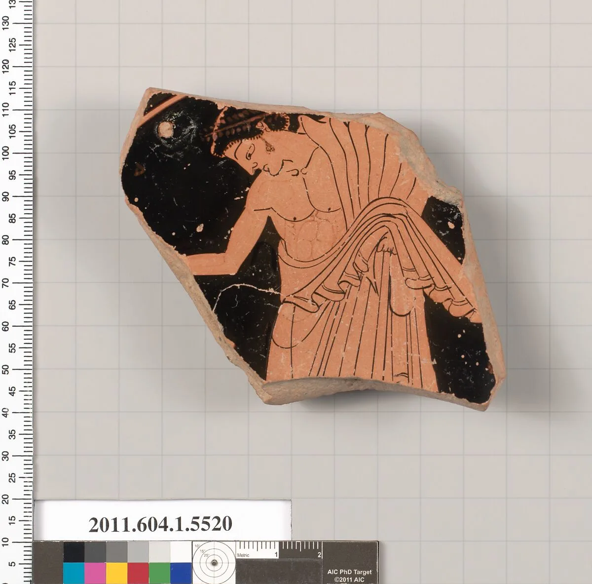 Terracotta fragment of a kylix (drinking cup) — Ashby Painter
