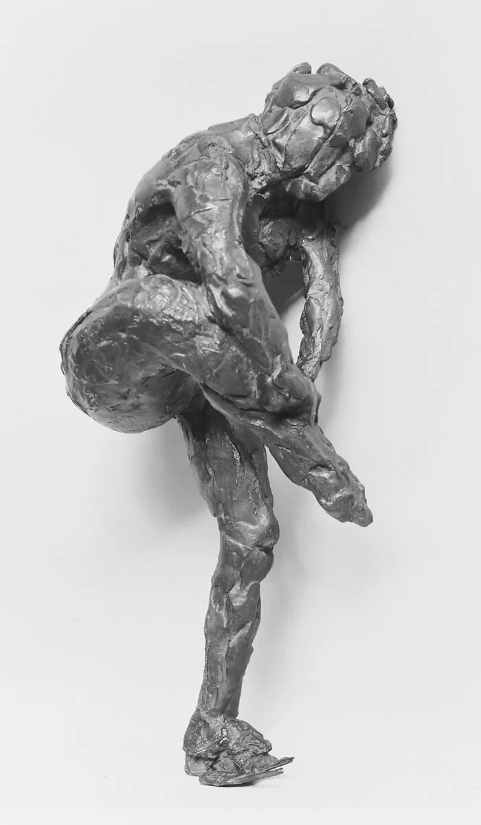Dancer Putting on Her Stocking (First State) — Edgar Degas|A.-A. Hébrard et Cie