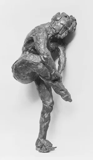 Dancer Putting on Her Stocking (First State)