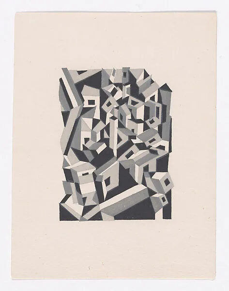 Riponelli: A Village in Lemnos — Edward Alexander Wadsworth