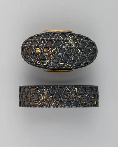Sword-Hilt Collar and Pommel (Fuchigashira)